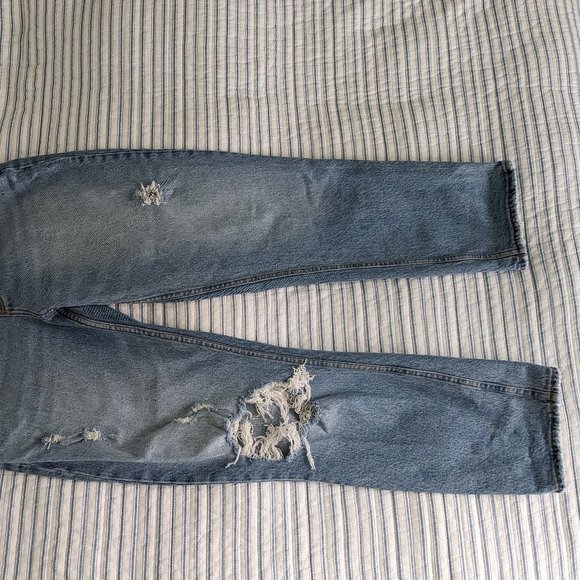 Abercrombie The Dad High Rise Curve Love Jeans - Picture 4 of 7